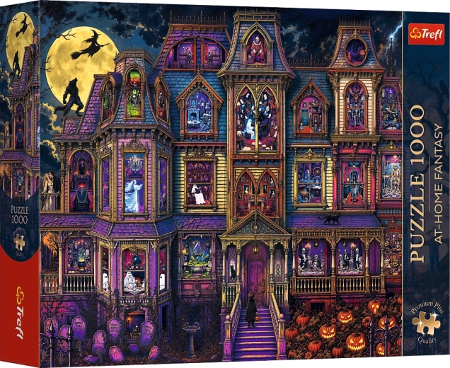 Trefl Premium Plus Puzzle – Kísértetjárta ház, 1000 darab