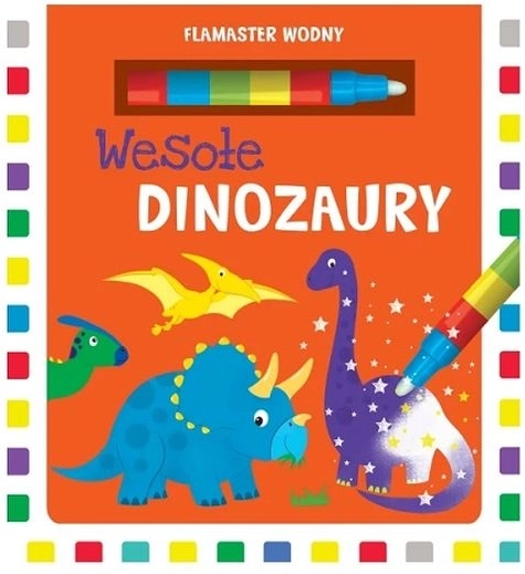 Vidám dinoszauruszok – vízi kifestő víztollal