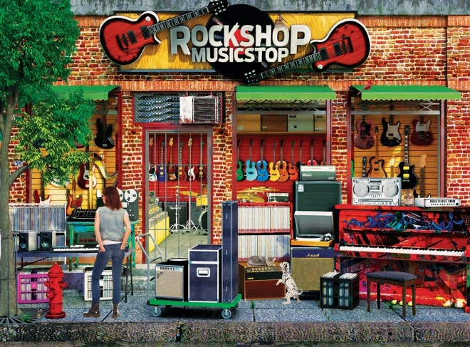 Puzzle 1000 darabos EUROGRAPHICS Rock Shop