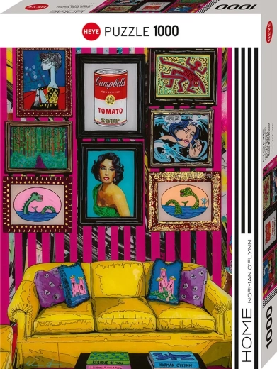 HEYE puzzle Szoba Warhollal, 1000 darabos