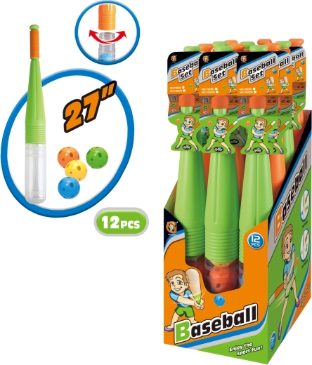 Gyerek baseball készlet labdákkal, 69 cm