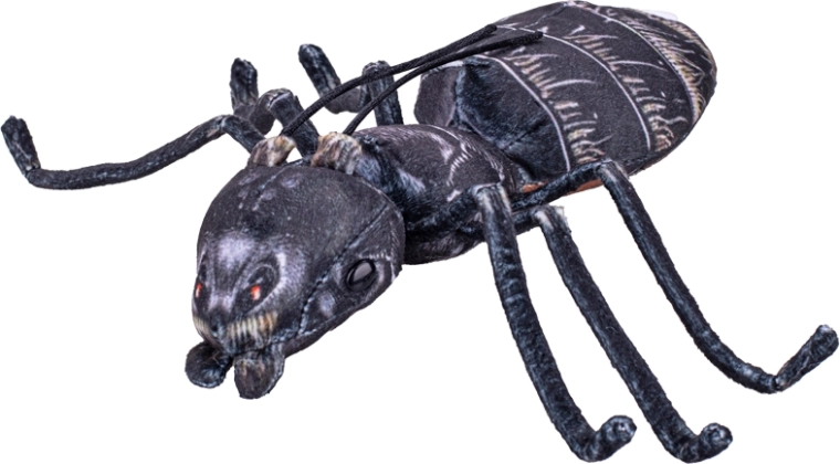 Plüss fekete hangya 20 cm