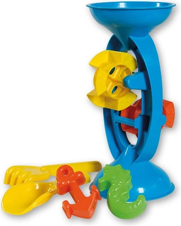 28 cm-es vízimalom homokozóba, tartozékkészlettel