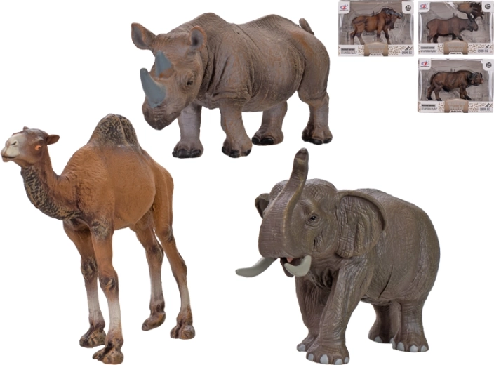 Zoolandia műanyag állatfigurák 11–13 cm, vegyes fajok