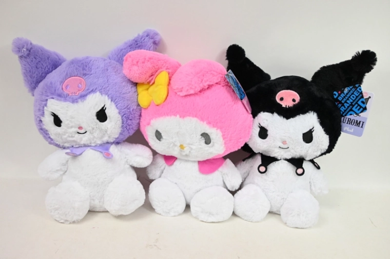 Sanrio Kuromi / My Melody plüssfigura 30 cm