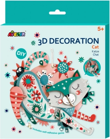 3D dekoráció - Macska