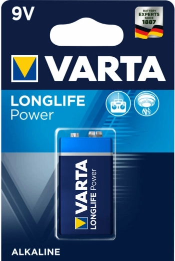Varta Longlife Power 9V alkáli elem