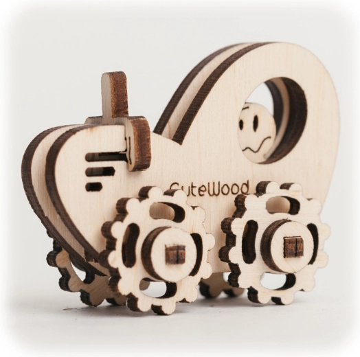 CuteWood fa 3D puzzle traktor