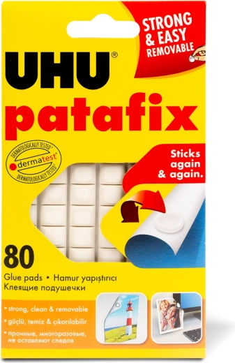 Patafix fehér ragasztógumi, 80 db