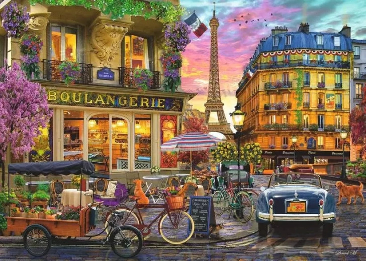 Ravensburger puzzle Párizs hajnalban 1000 darab
