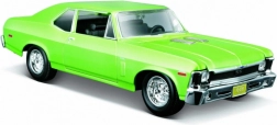 Fém modell CHEVROLET NOVA SS 1970 zöld 1:24