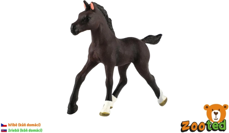 Házi lócsikó – műanyag figura 11 cm - 1 db
