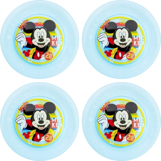 Mickey Mouse gyermek tányérkészlet (4 db)