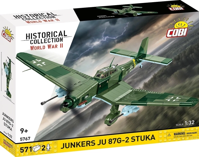 Junkers Ju 87 G-2 Stuka repülőgép építőkészlet – 571 elem