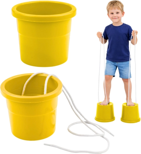 Vödlibakancsok egyensúlyfejlesztő gyakorláshoz, sárga, 2 db