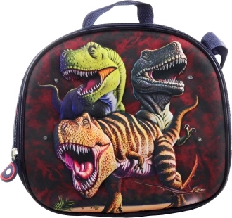 Válltáska dinoszaurusz motívummal, világító effekttel