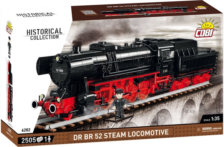 Cobi DRB 52-es osztályú gőzmozdony 1:35 méretarányban