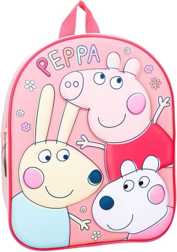 3D Peppa Pig hátizsák 32 cm - 1 db