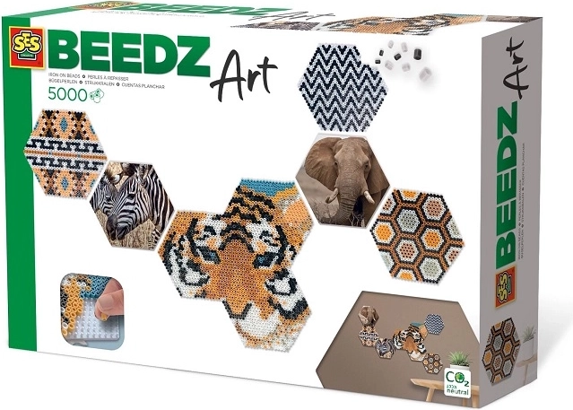 SES Creative Beedz Art szafari vasalható gyöngyök 5000 db