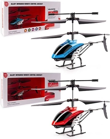 RC helikopter távirányítóval