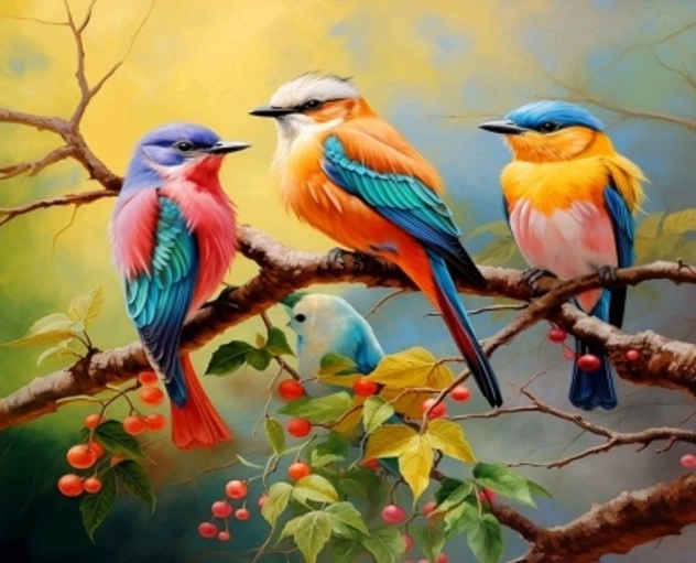 Gyémántmozaik – Madarak