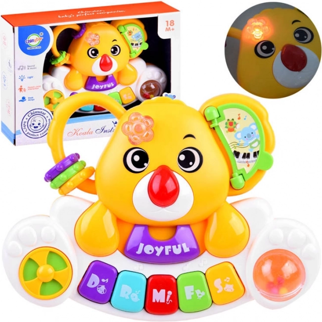 Színes gyerek zongorácska vidám állathangokkal – Színes