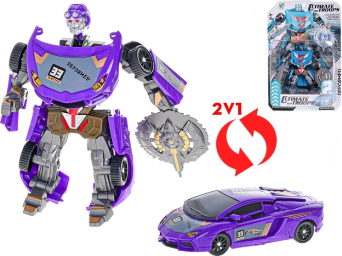 Átalakuló autó robottá 15–16 cm gyerekeknek