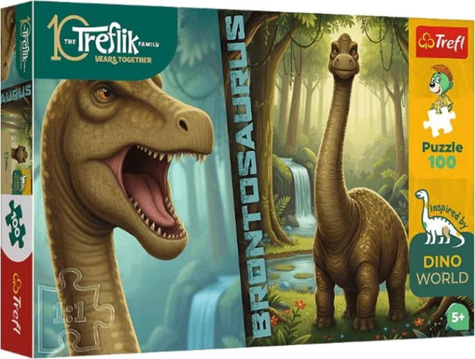Inspired By Dino World puzzle brontosaurus 100 darab