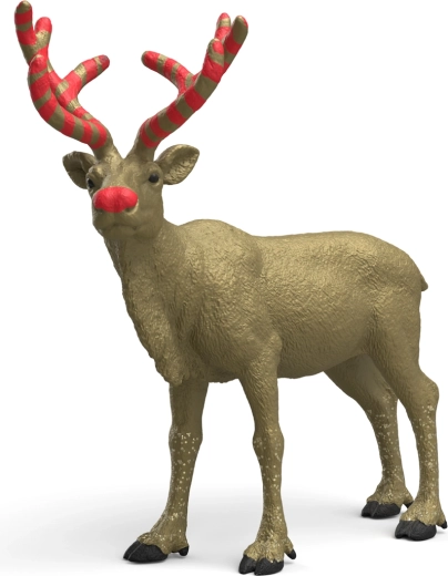 Schleich arany évfordulós rénszarvas – gyűjtői figura