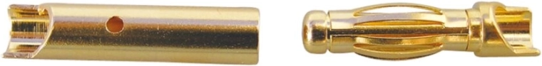 Aranyozott csatlakozók, 4 mm, 1 pár