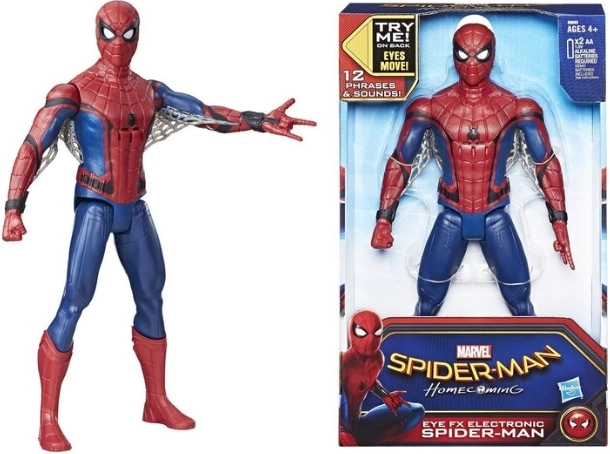 Spider-Man: Homecoming figura hanghatásokkal, 30 cm