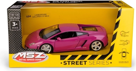 Lamborghini Gallardo LP560-4 autómodell, lila, 1:24