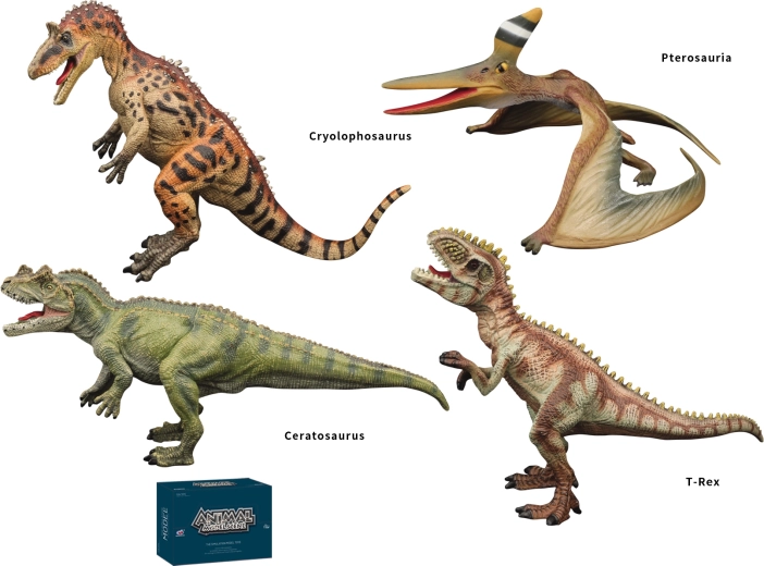 Dinoszaurusz-világ dinoszaurusz figurák, 4 féle Sparkys