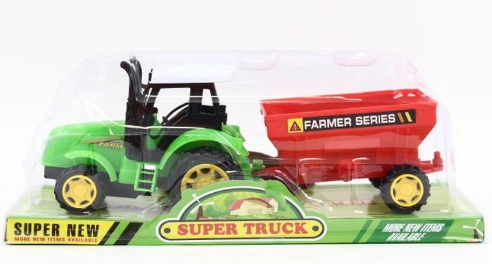 Traktor utánfutóval