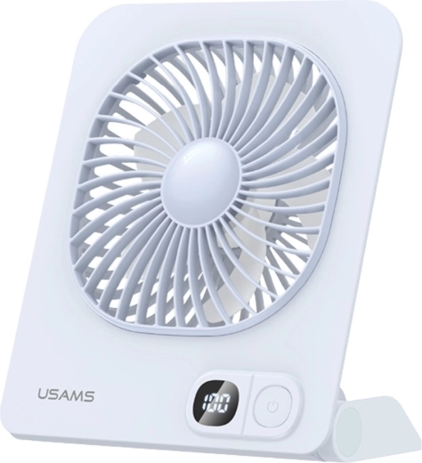 USAMS ZB363 mágneses asztali ventilátor, kék