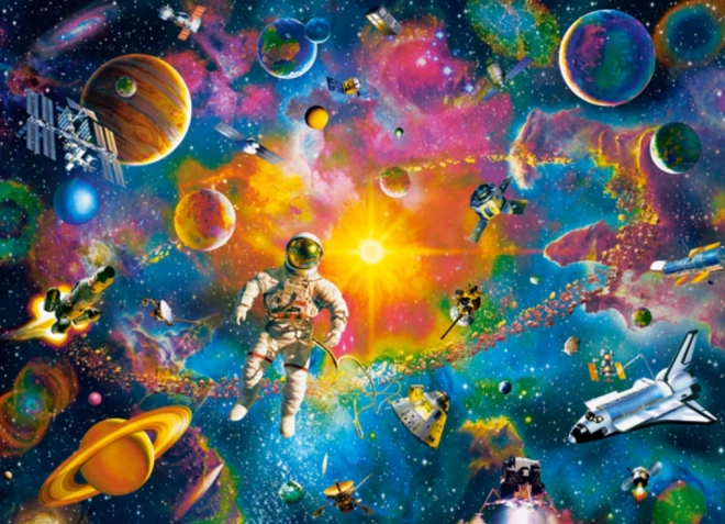 200 darabos kirakó Ember az űrben