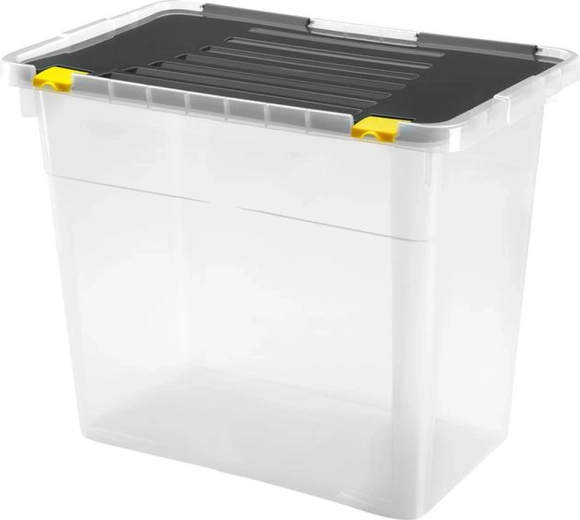 Műanyag tárolódoboz fedéllel HEIDRUN One 72 l