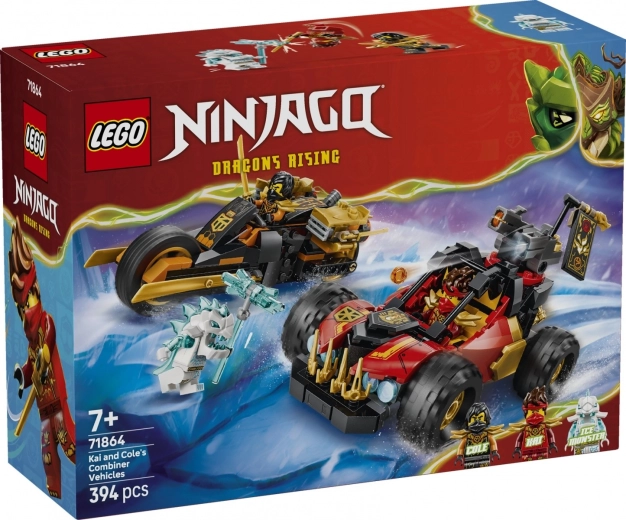 LEGO NINJAGO Kai és Cole többfunkciós járművei