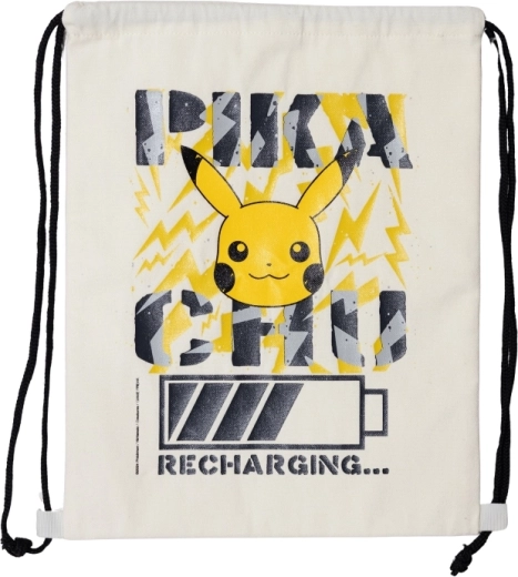 Pokémon szövetzsák összehúzható zsinórral - 1 db