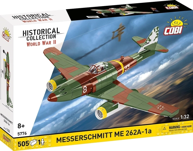 COBI messerschmitt me 262a-1a schwalbe építőkészlet kockákból 505 darab 1:32