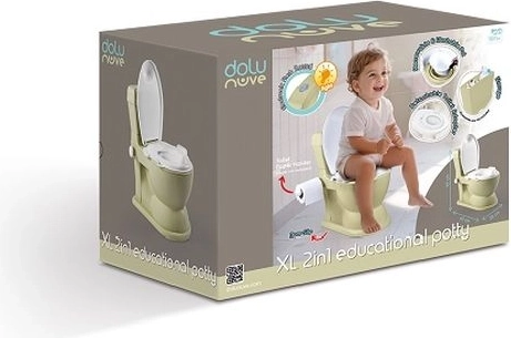 DOLU oktató bili XL hanggal, olívazöld