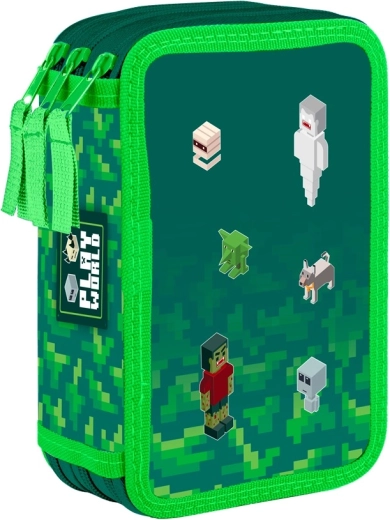 Háromszintes PLAYWORLD iskolai tolltartó töltet nélkül