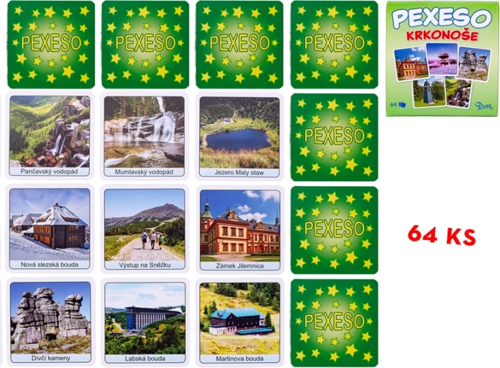 Pexeso Krkonoše – családi memóriajáték