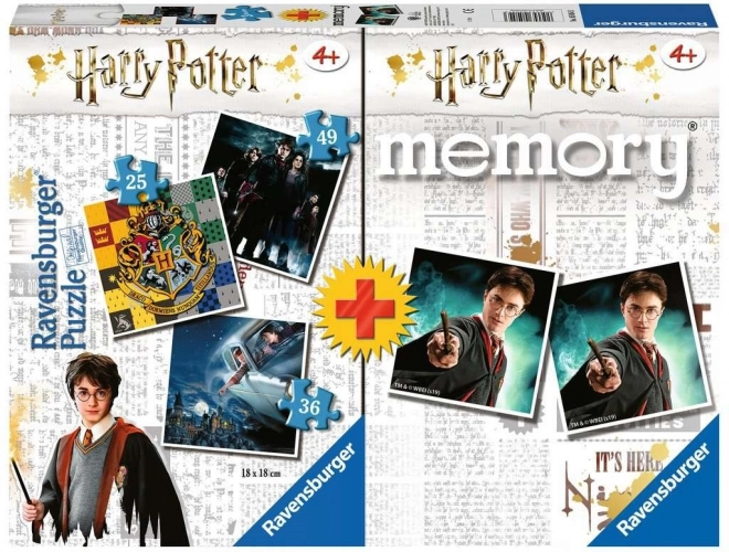 Ravensburger puzzle Harry Potter 3 az 1-ben gyerekeknek