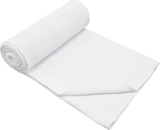 Öko bambusztakaró, fehér, 80 × 100 cm