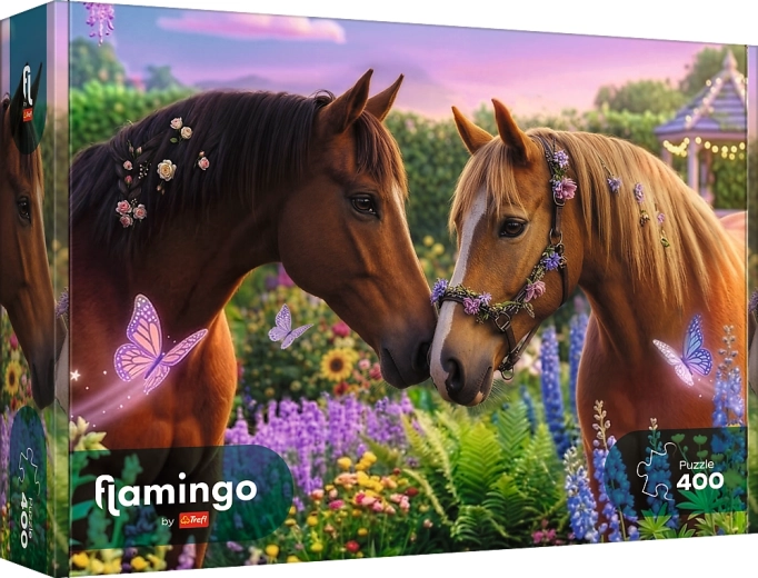 Trefl puzzle Flamingó: Közel a természethez 400 darab