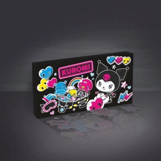 Világító KUROMI kép – neon faldekoráció