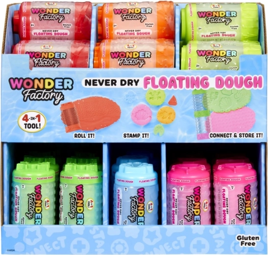 Wonder Factory Never Dry formázható homok és gyurma - 1 darab