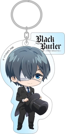Black Butler – kulcstartó medál Ciel Public School Arc – 1 db