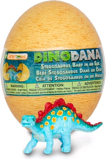 Safari Ltd. bébi stegosaurus figura tojással, kiterjesztett valósággal